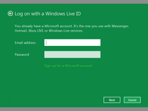 Secure Login to Windows 8 Computers using Windows Live ID