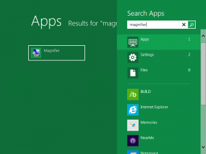 Magnify any portion of the Screen using Magnifier in Windows 8