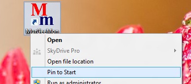 Pin any Desktop Shortcut to Windows 8 Start Menu