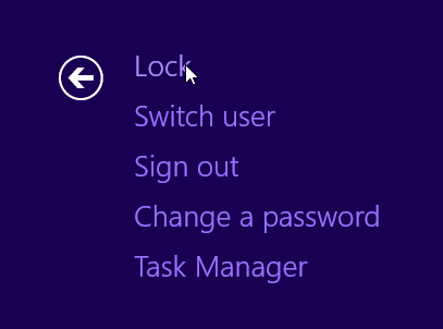 Lock Windows 8 from Ctrl + Alt + Del Menu