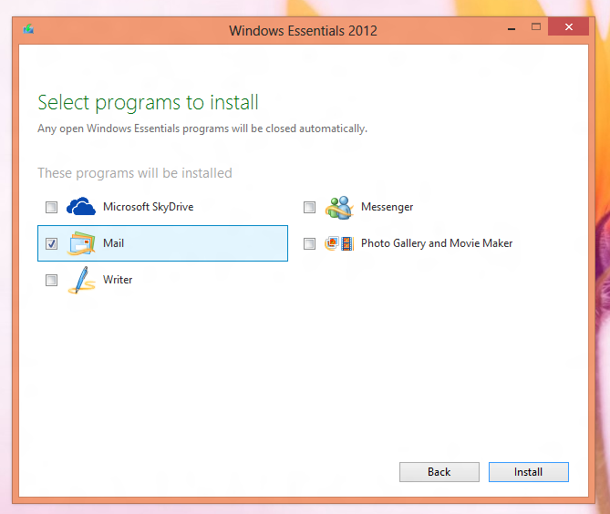 Download Free EMail Software from Microsoft on your Windows 8 or Windows 7 Computer