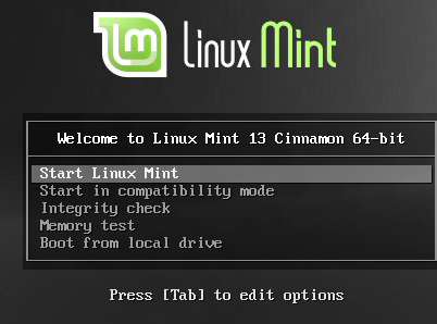 Run 64 or 32 bit Mint  (A Linux Operating System) without Hard Disk