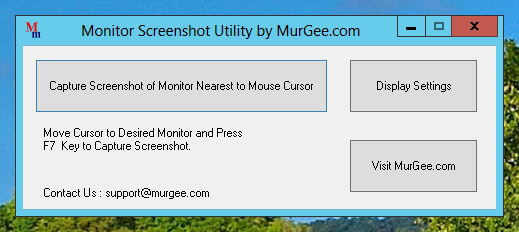 Take Single Monitor Screenshot in your Multiple Monitor Windows Computer