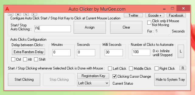 MurGee Auto Mouse Click Sample Scripts